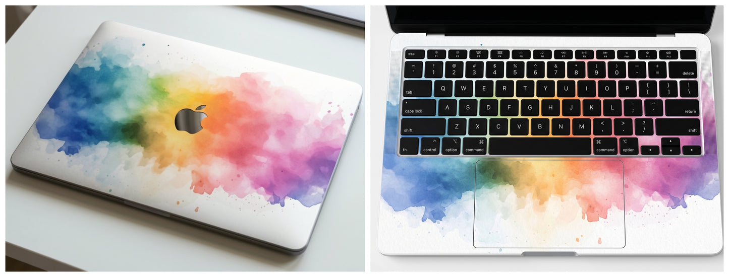 Vibrant rainbow spectrum - Laptop Skin