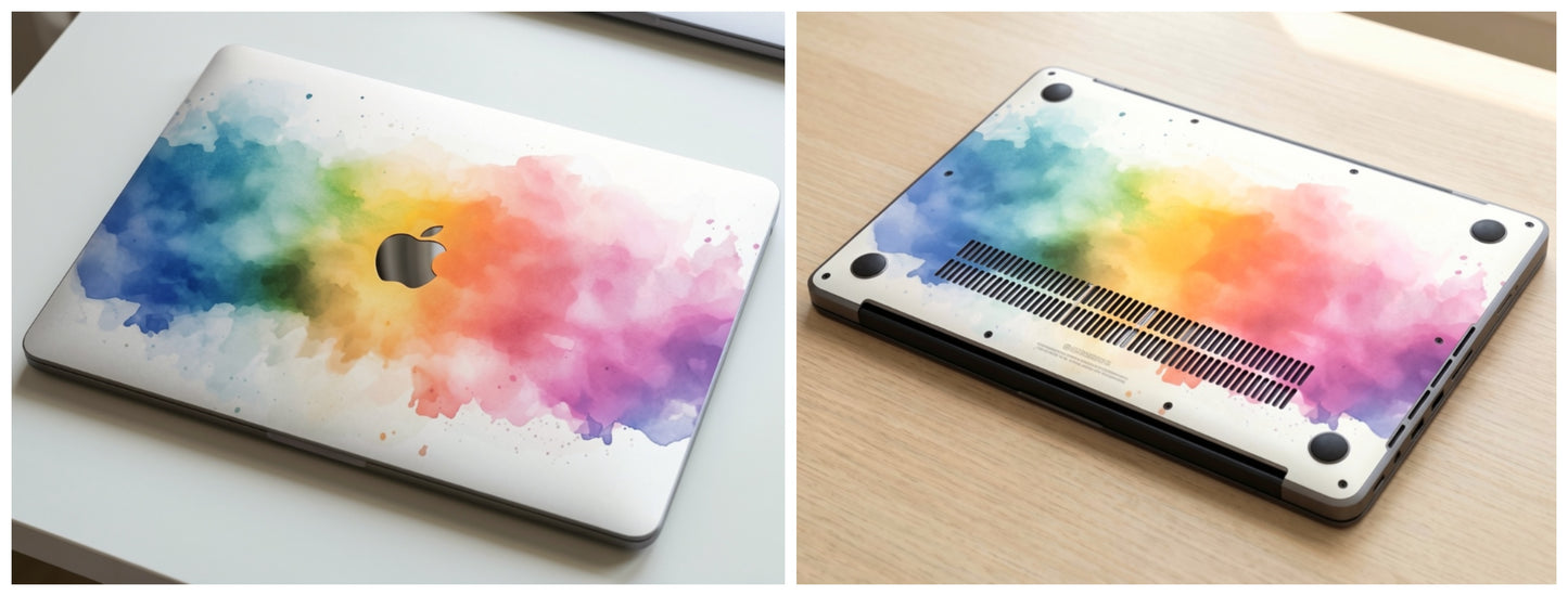 Vibrant rainbow spectrum - Laptop Skin