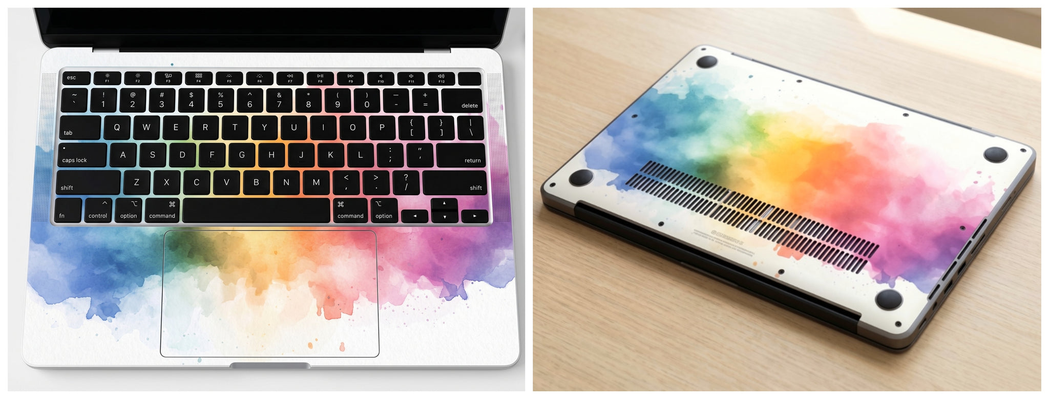 Vibrant rainbow spectrum - Laptop Skin