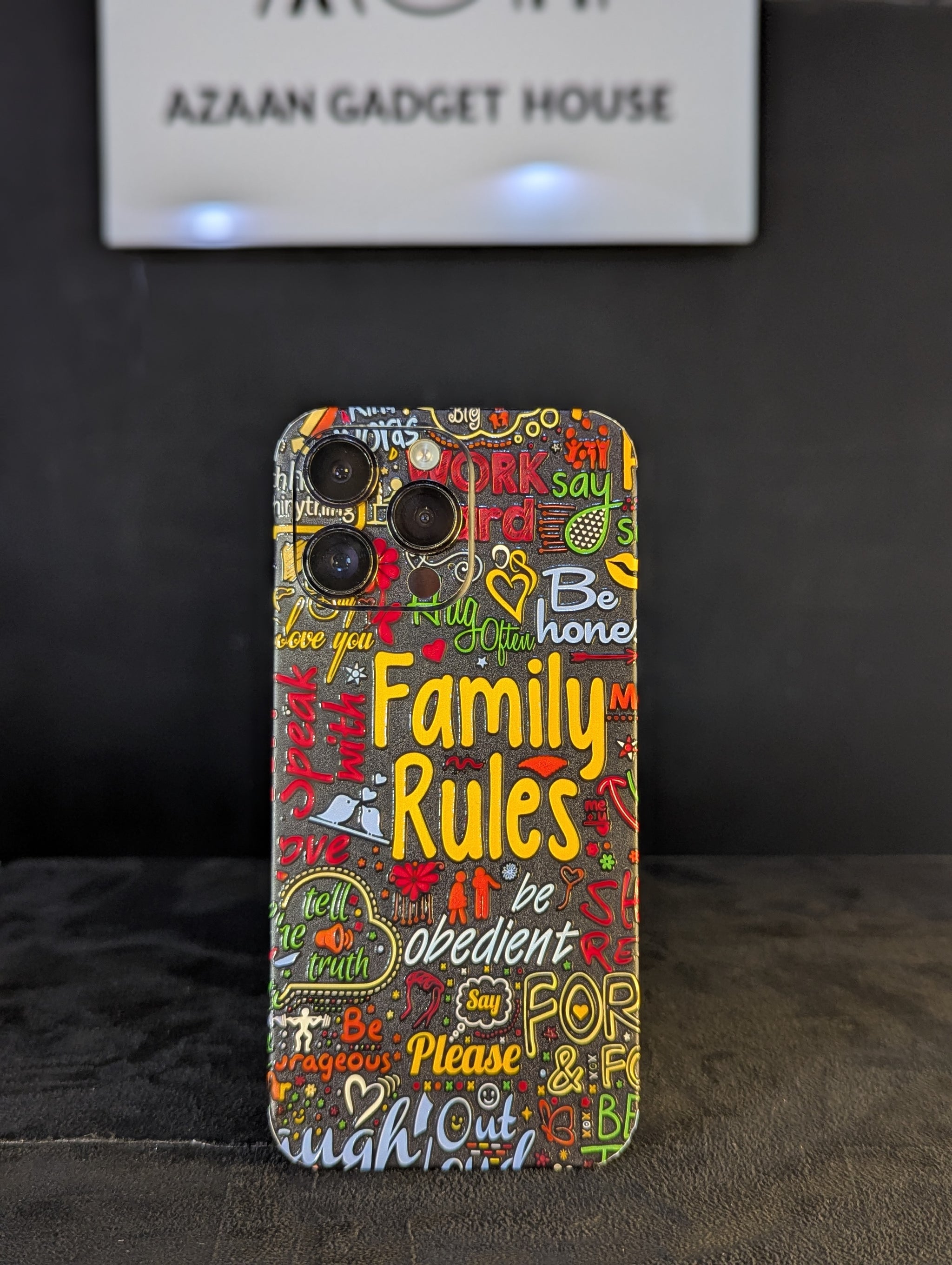 Family Rules-3D Mobile Skin