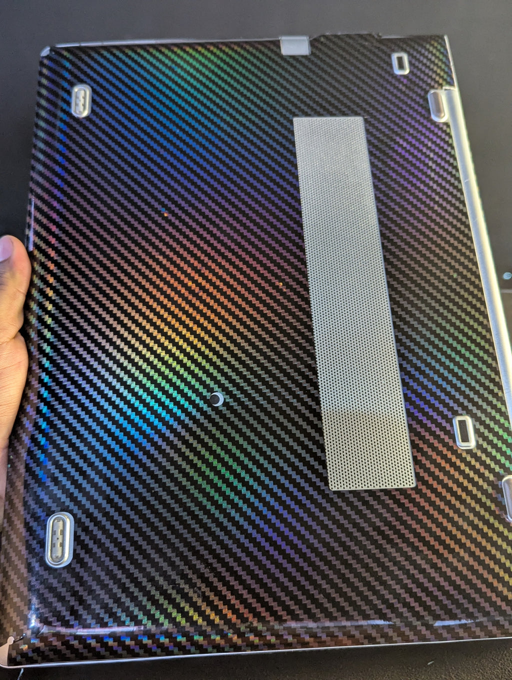 Multicolor Carbon Fiber- 360 Laptop Skin