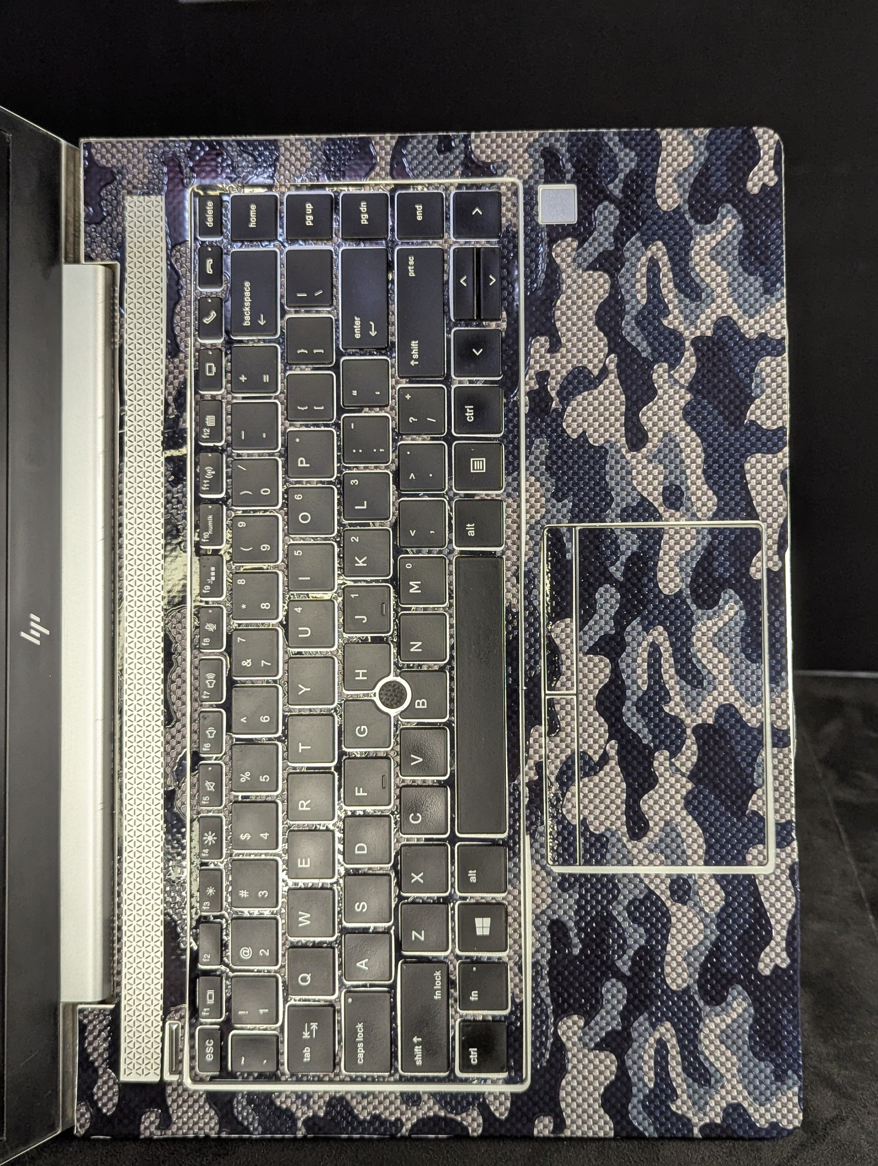 Stealth Grey Camo - 3D Laptop Skin