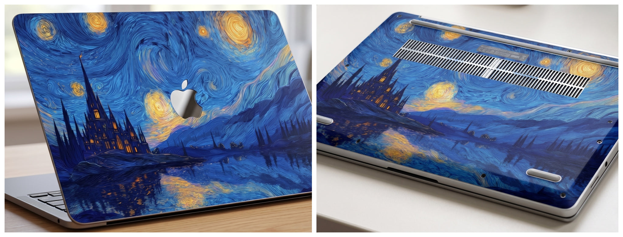 Vincent van Gogh's The Starry Night - Laptop Skin