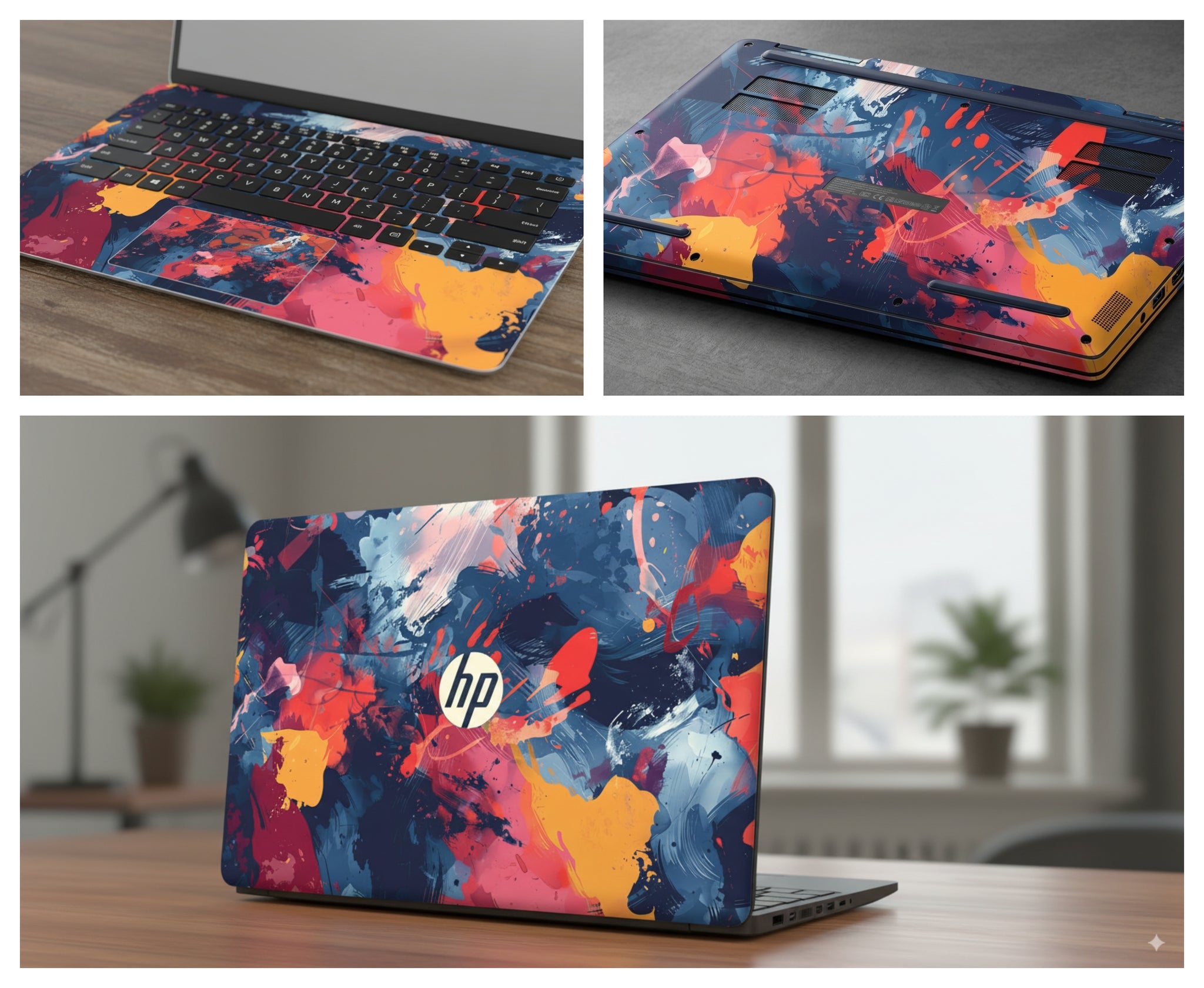 Colorful Abstract Art - Laptop Skin