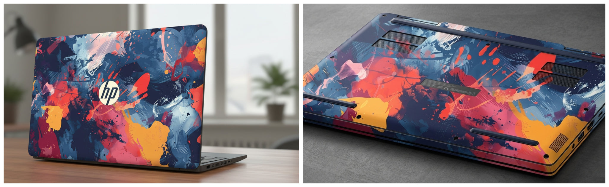 Colorful Abstract Art - Laptop Skin
