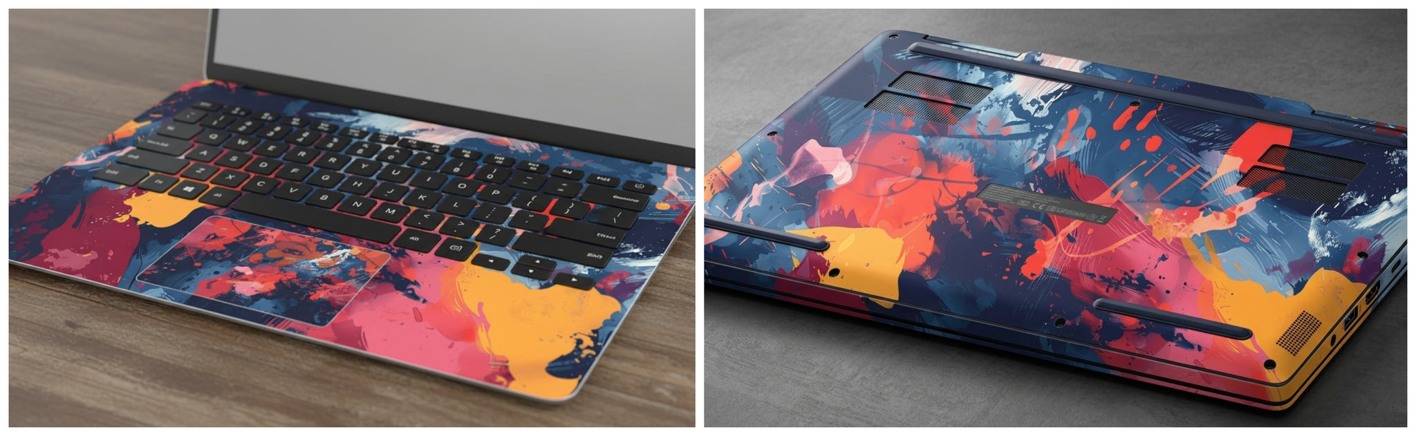 Colorful Abstract Art - Laptop Skin