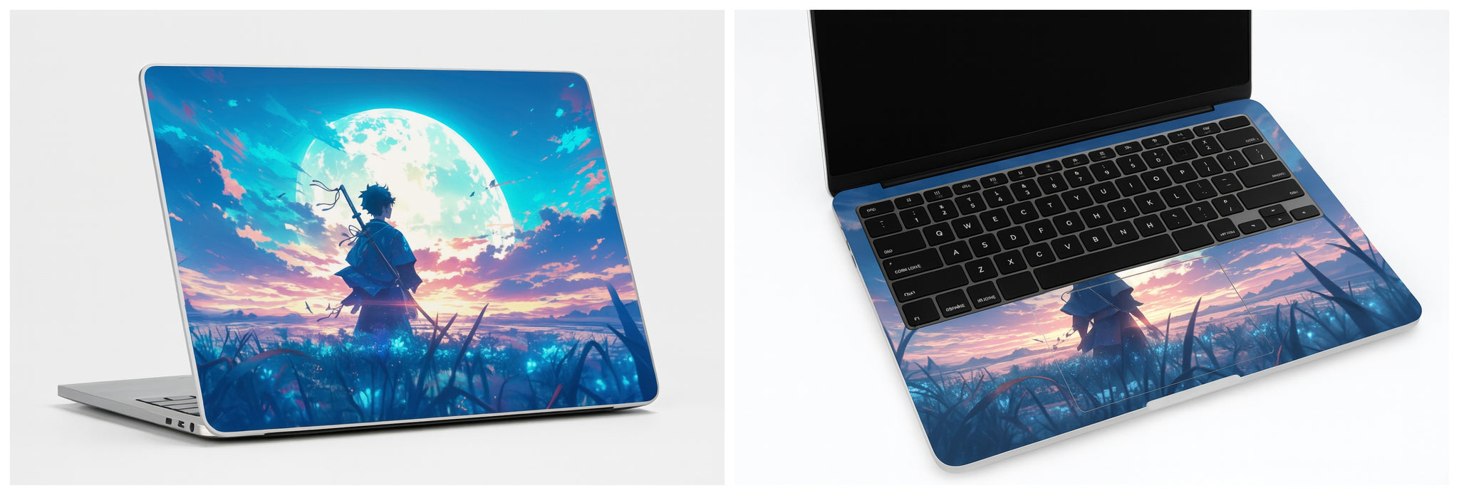 Anime Moon landscape - Laptop Skin