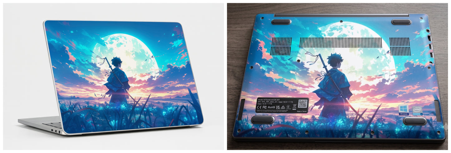 Anime Moon landscape - Laptop Skin
