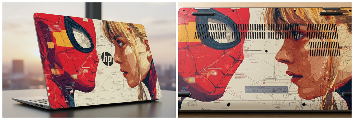 Spider-Man and Gwen - Laptop Skin