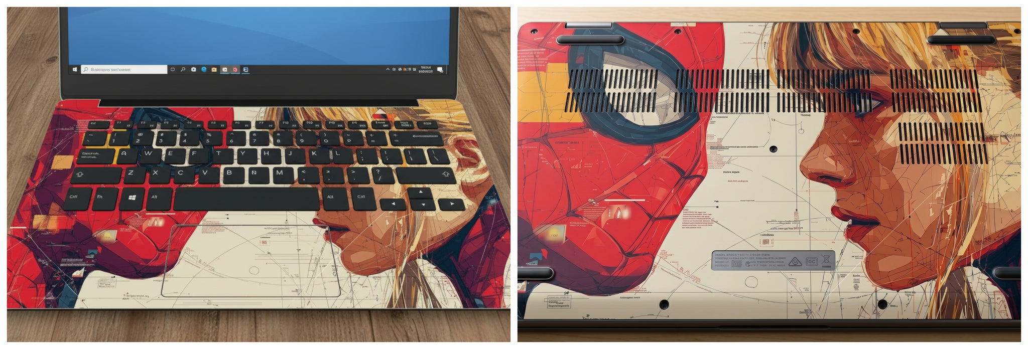 Spider-Man and Gwen - Laptop Skin