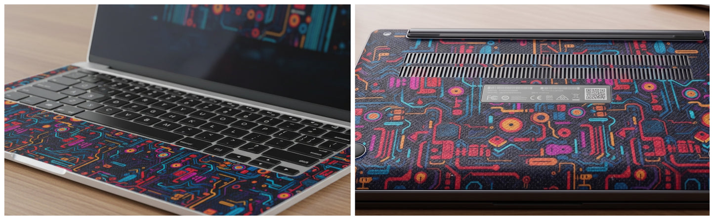 Abstract Circuit Board Pattern - Laptop Skin