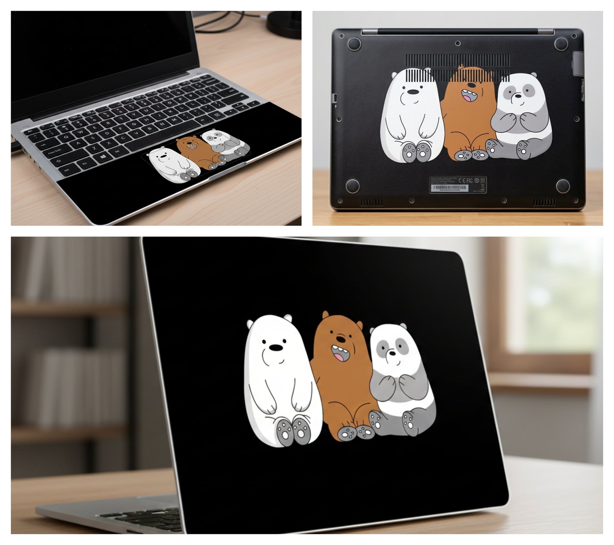 We Bare Bears - Laptop Skin
