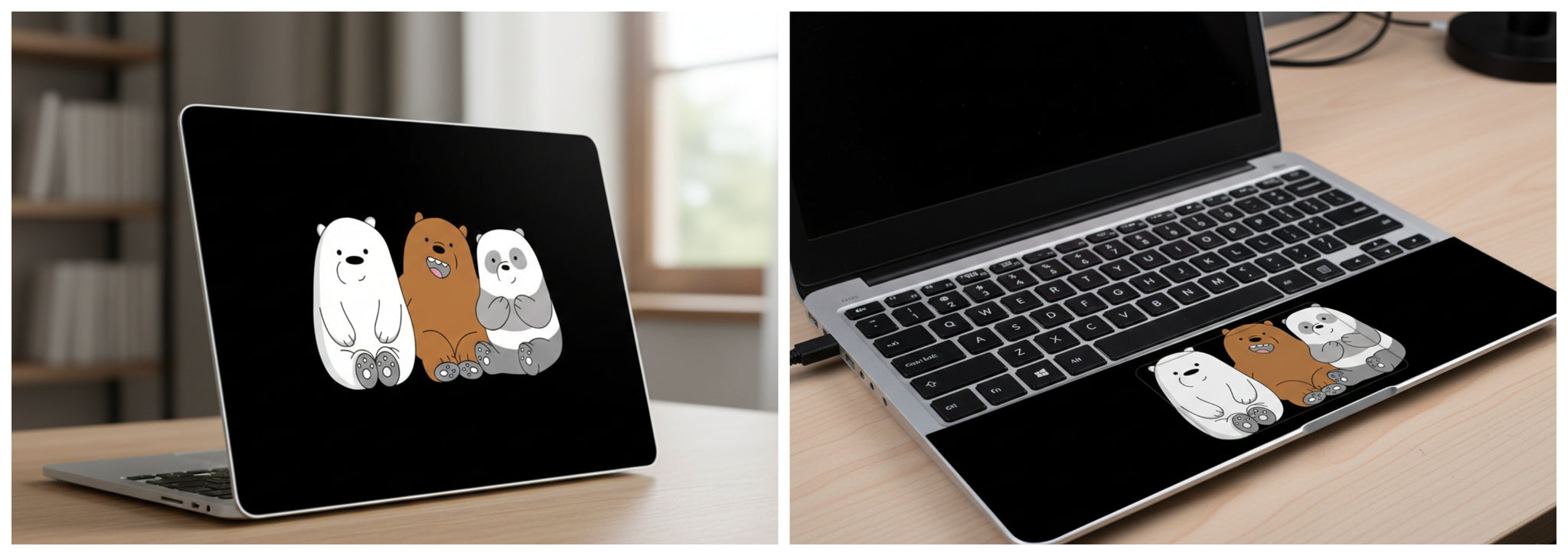 We Bare Bears - Laptop Skin