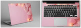 Fluffy pink hearts - Laptop Skin