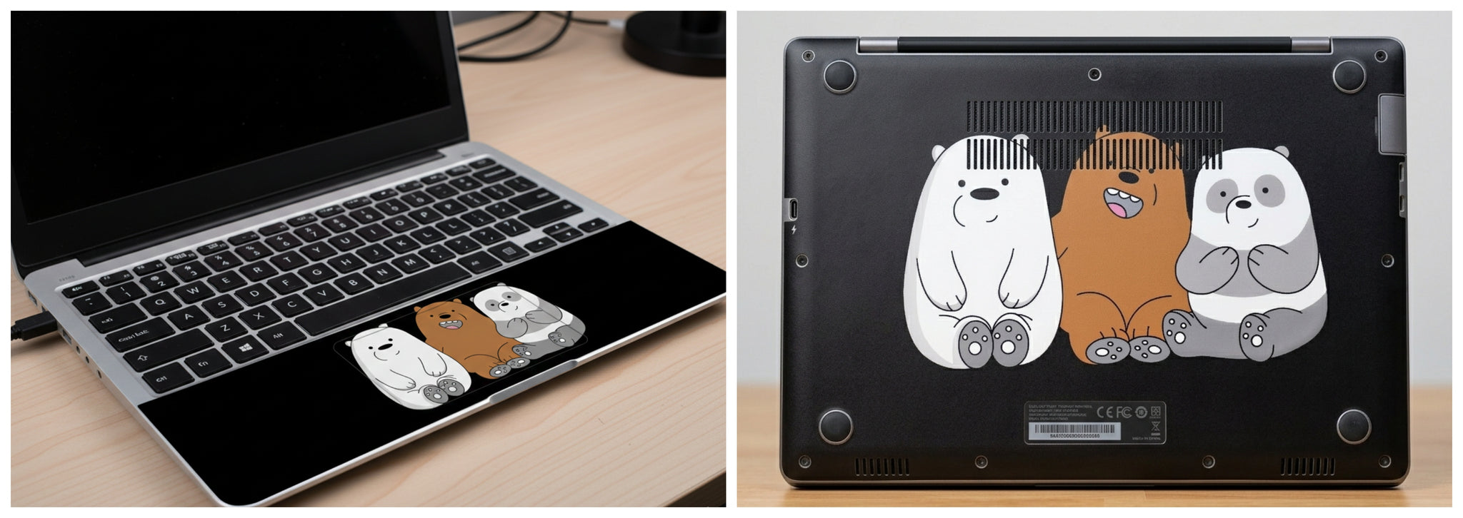We Bare Bears - Laptop Skin