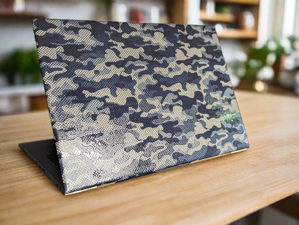 Stealth Grey Camo - 3D Laptop Skin