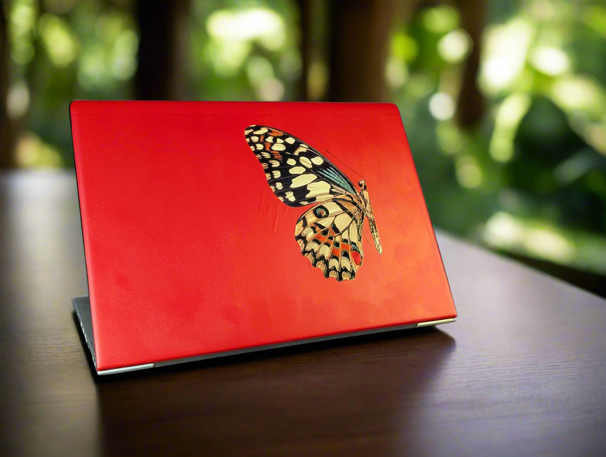Red butterfly - 3D Laptop Skin