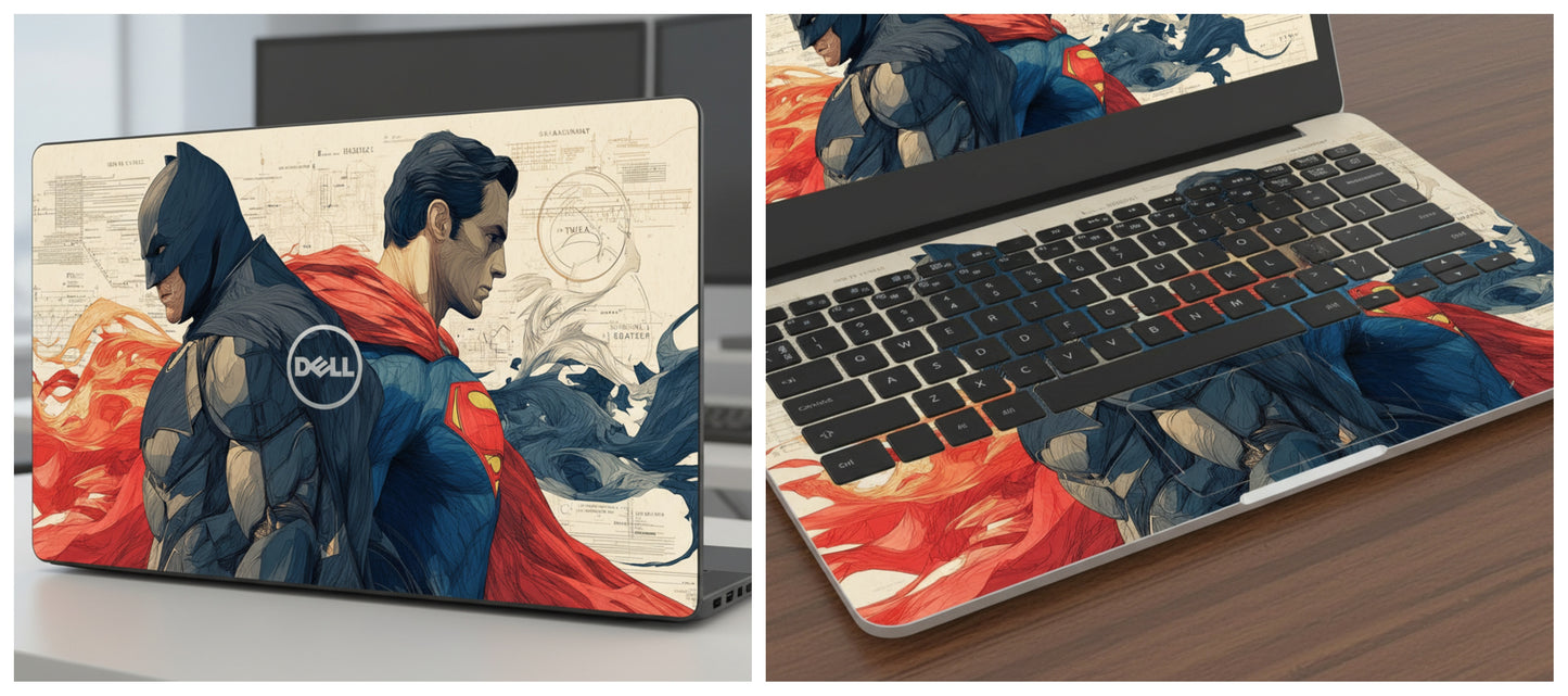 Batman and Superman - Laptop Skin