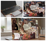 Vintage-aesthetic collage - Laptop Skin