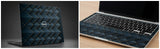 Dark Paper Layers with Gray Pattern- Laptop Skin