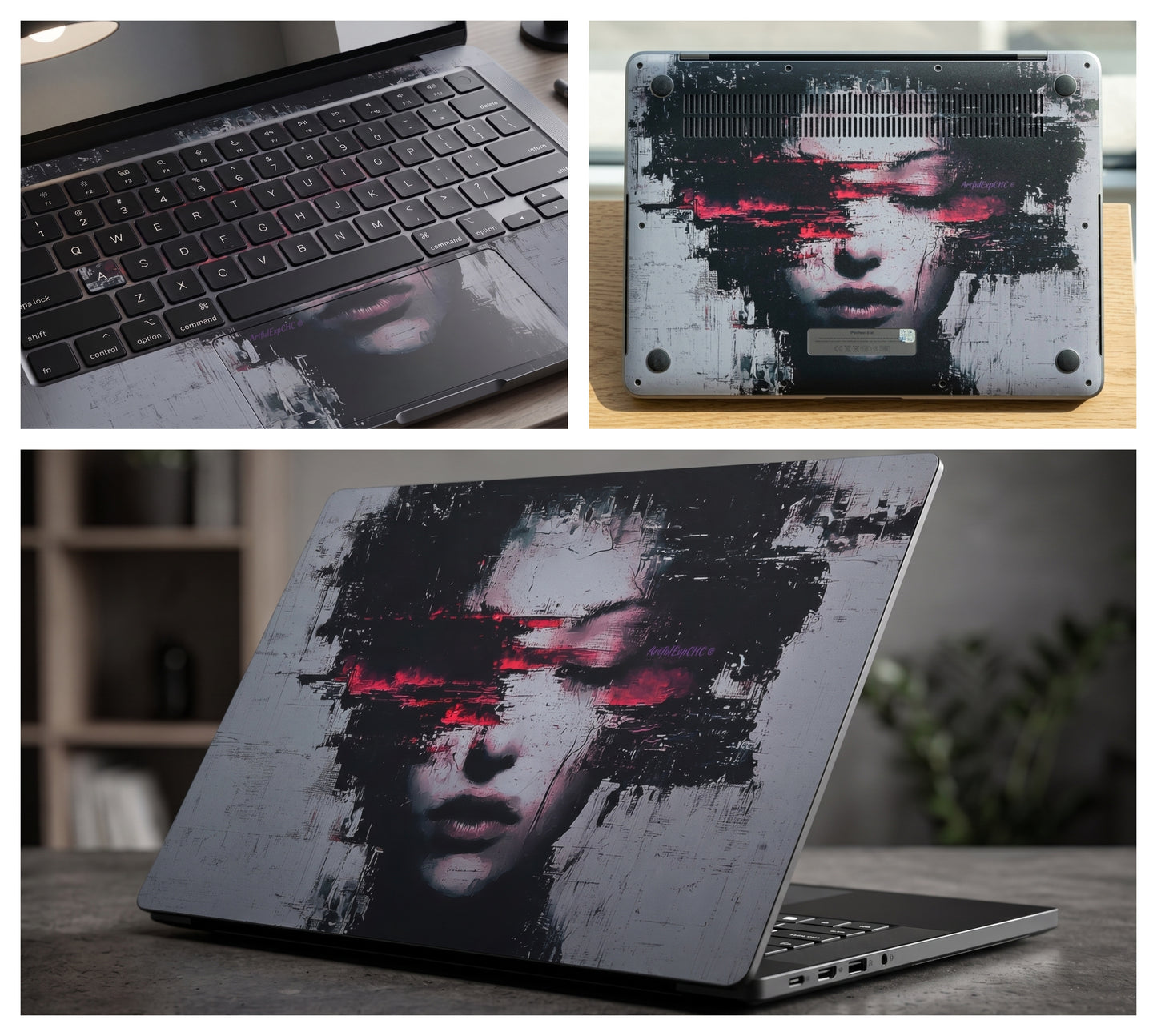 Glitch Art - Laptop Skin