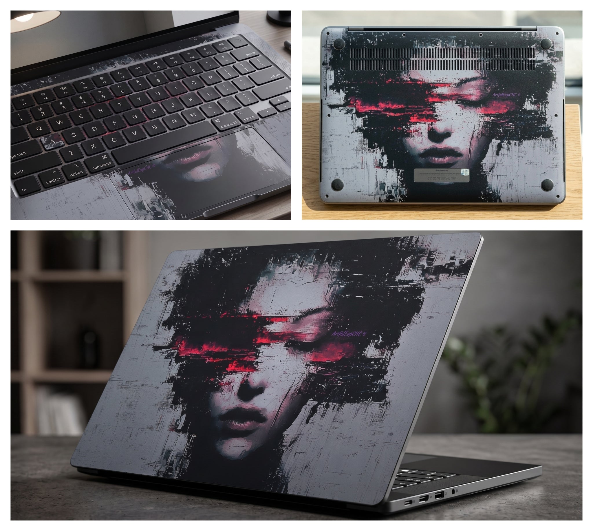 Glitch Art - Laptop Skin