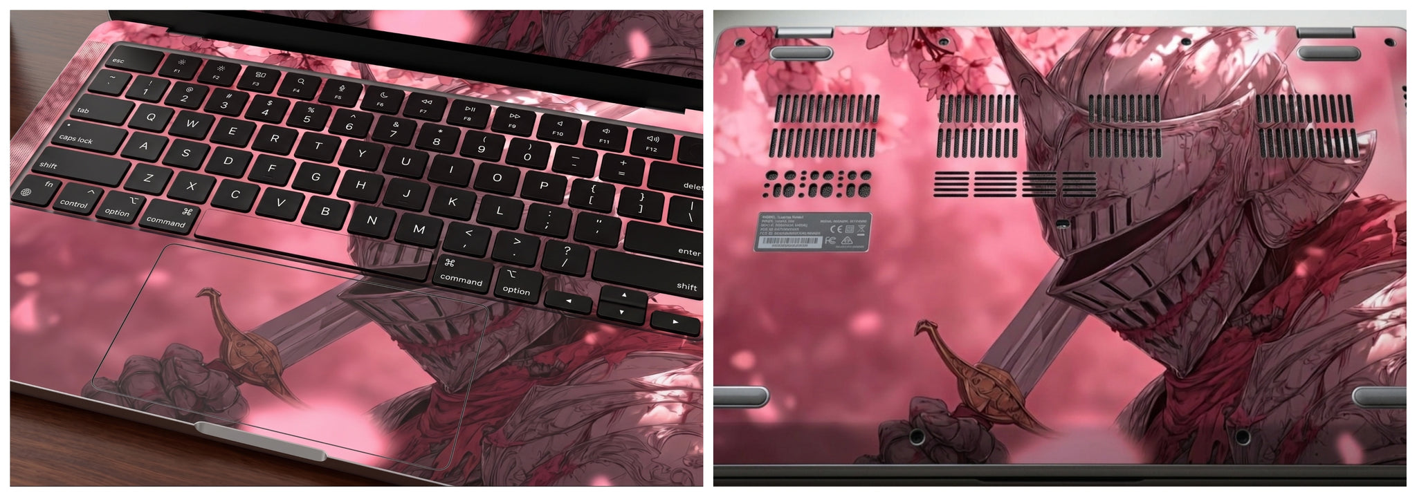 pink knight-themed- Laptop Skin