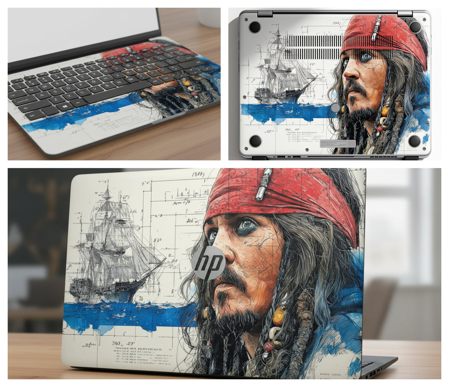 Captain Jack Sparrow - Laptop Skin