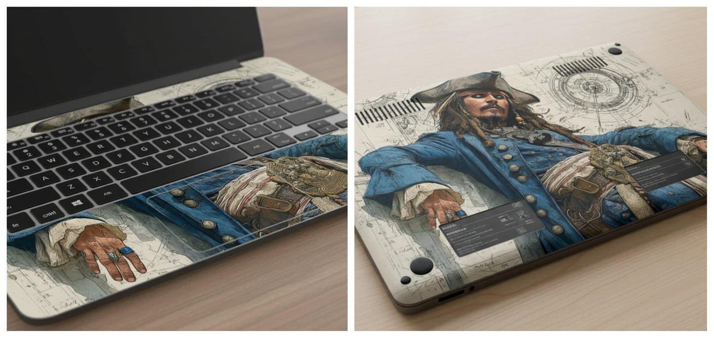 Captain Jack Sparrow - Laptop Skin
