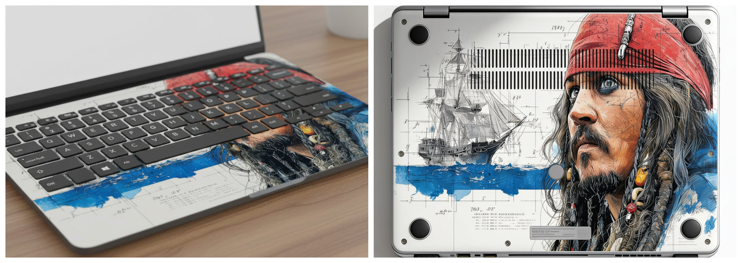 Captain Jack Sparrow - Laptop Skin