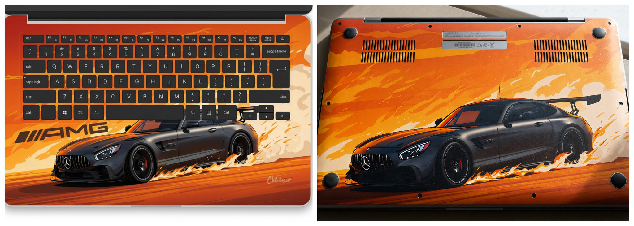 Mercedes Benz AMG GT - Laptop Skin