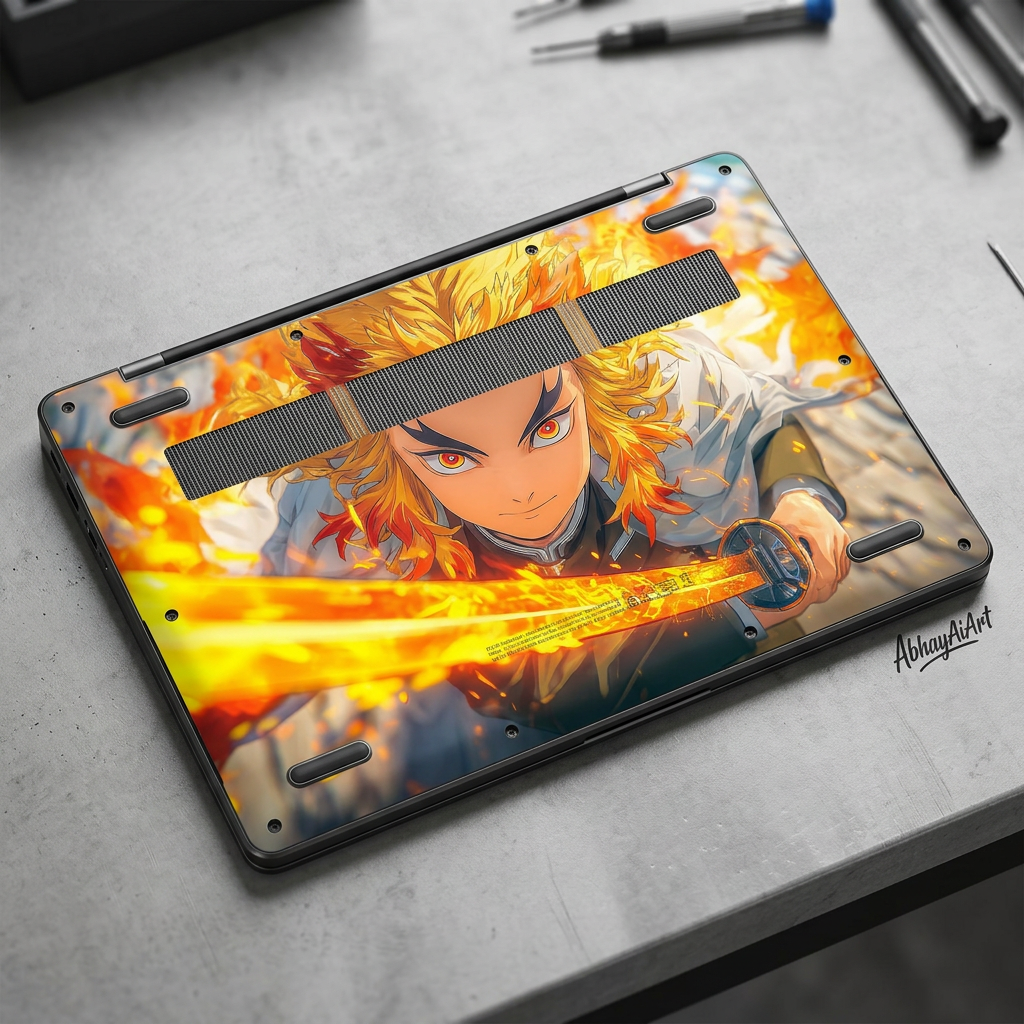 Kyōjurō Rengoku - Laptop Skin