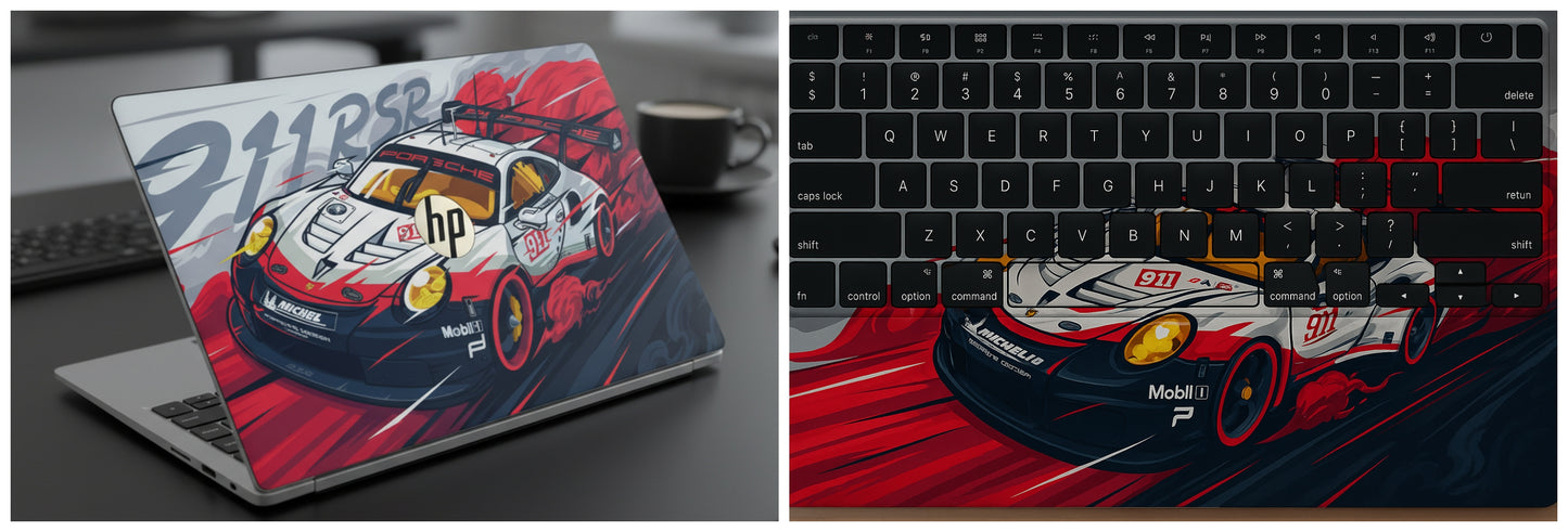 Porsche-911 -Laptop Skin