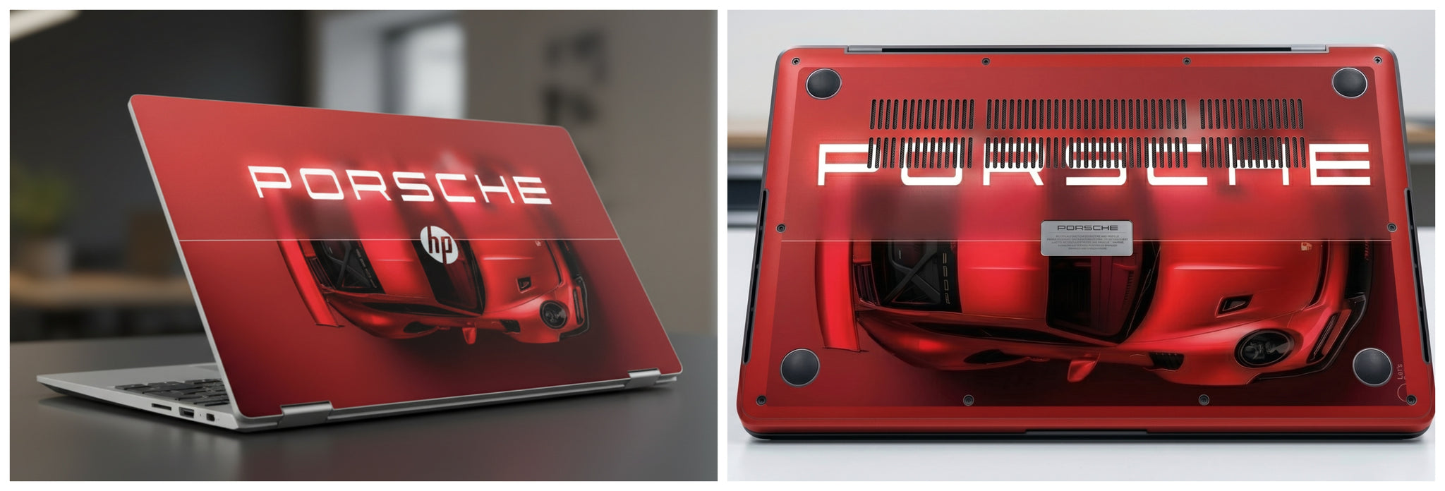 Red Porsche - Laptop Skin