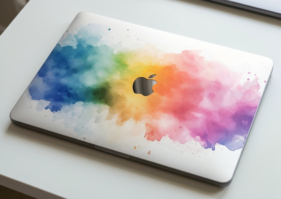 Vibrant rainbow spectrum - Laptop Skin