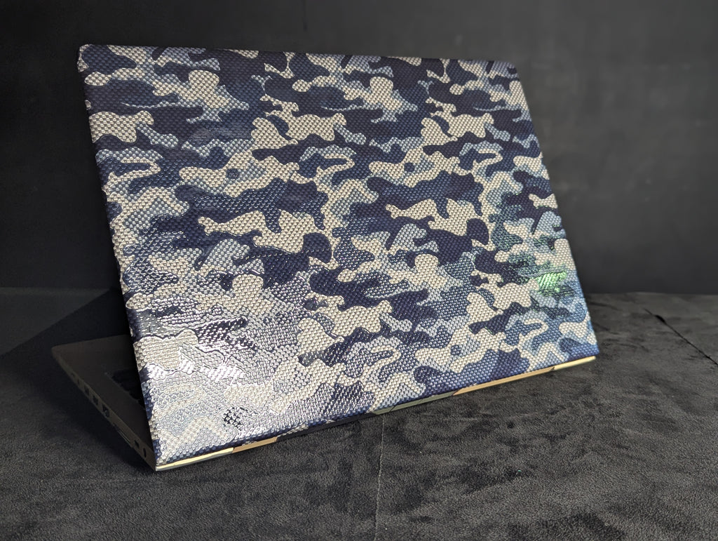 Stealth Grey Camo - 3D Laptop Skin