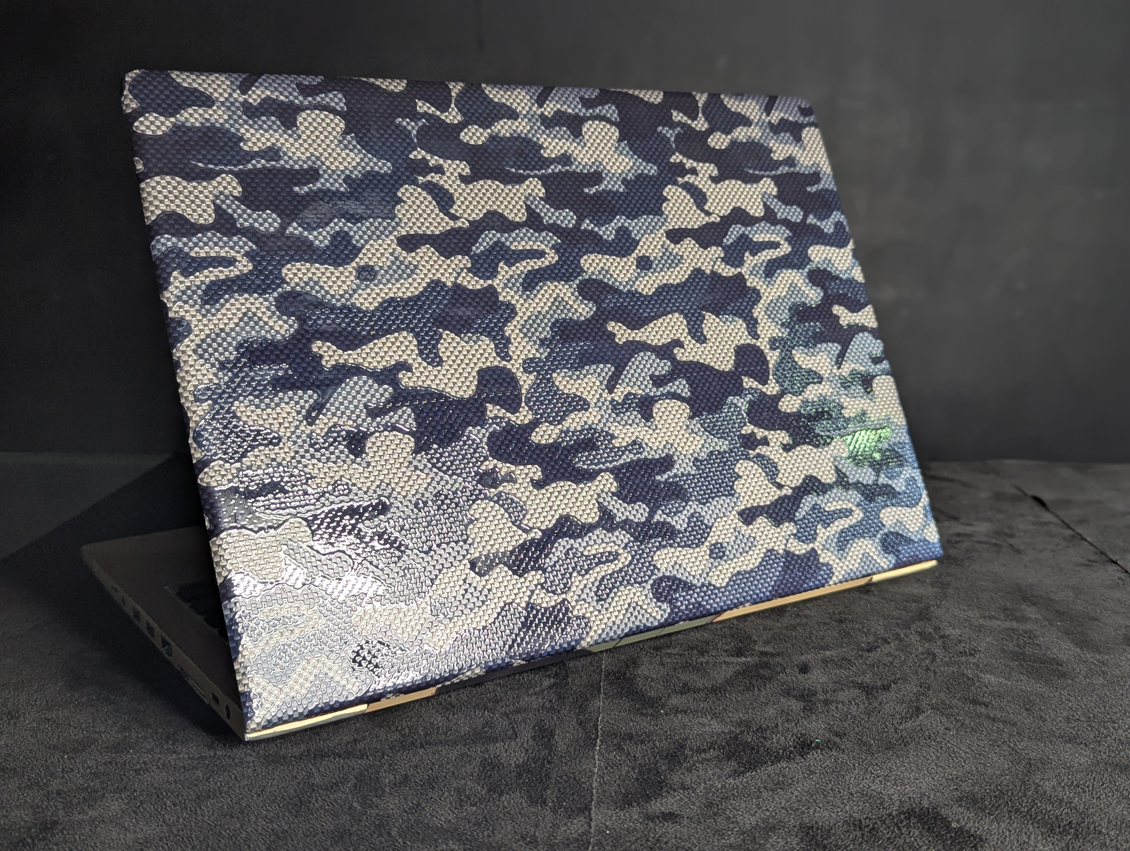 Stealth Grey Camo - 3D Laptop Skin