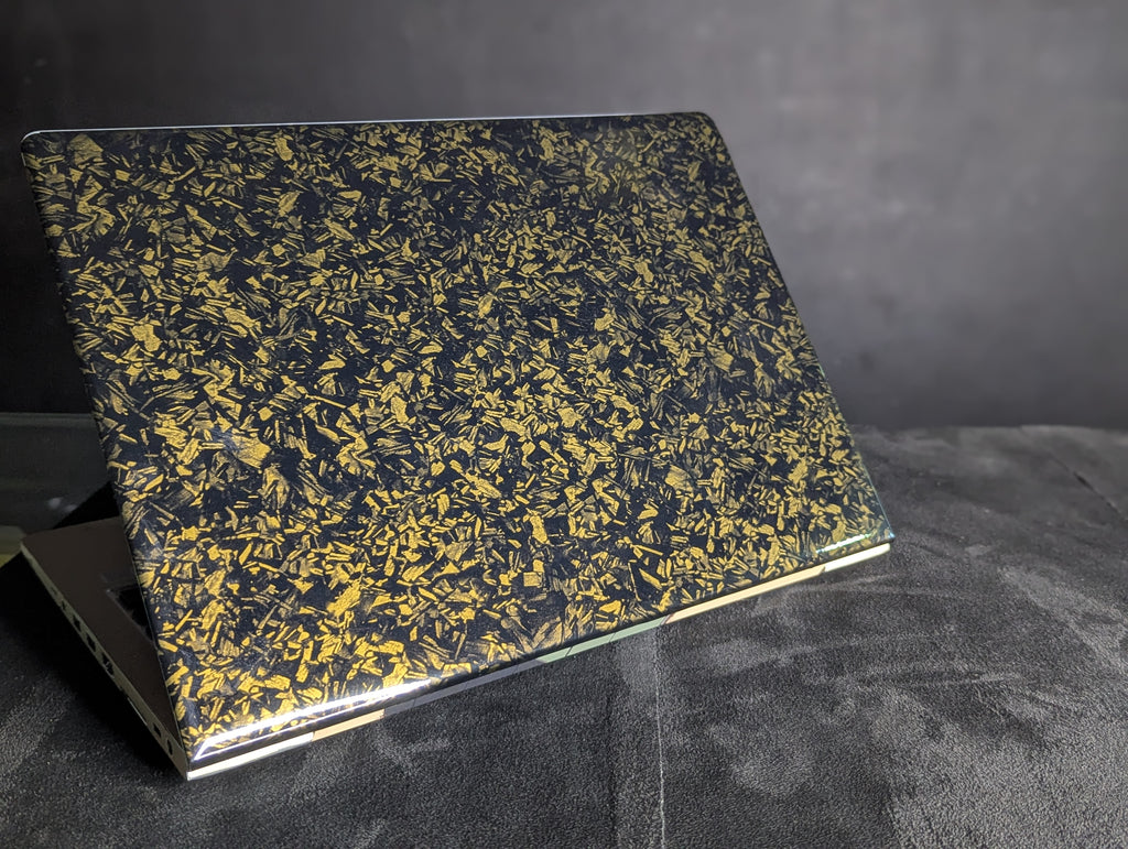 Dark Brown Carbon Fiber - 360 Laptop Skin