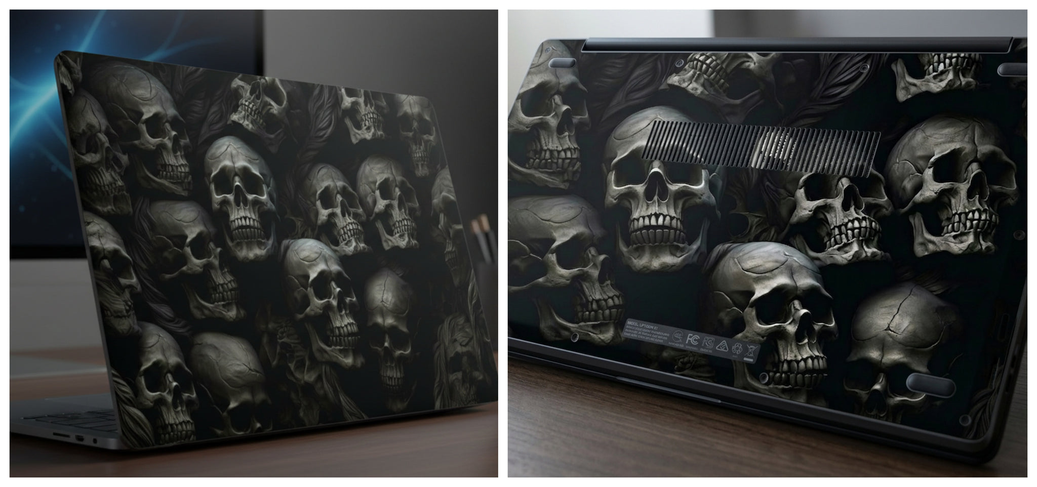 Pile of skulls - Laptop Skin