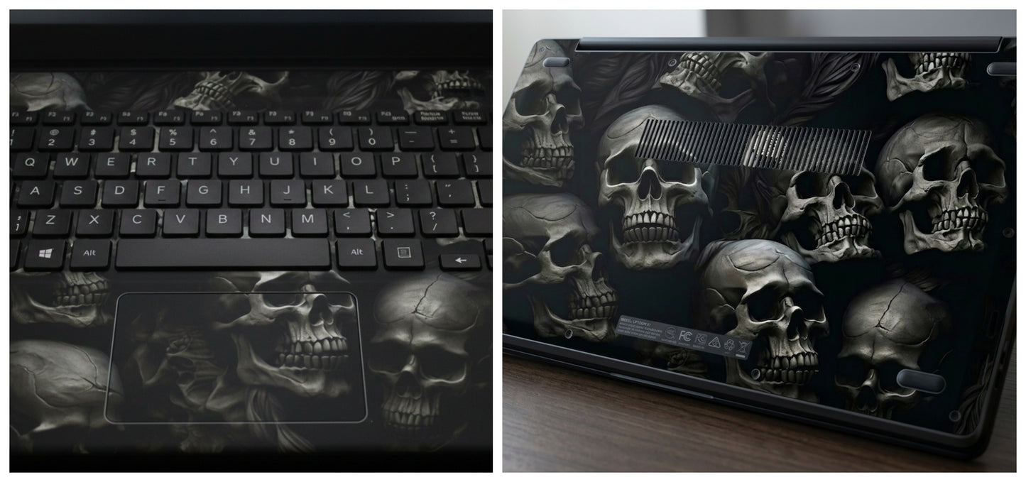Pile of skulls - Laptop Skin