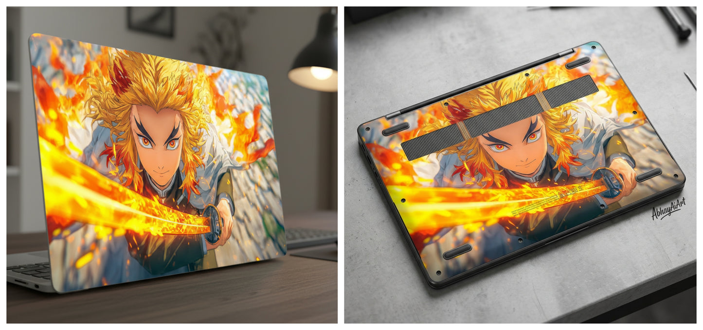 Kyōjurō Rengoku - Laptop Skin