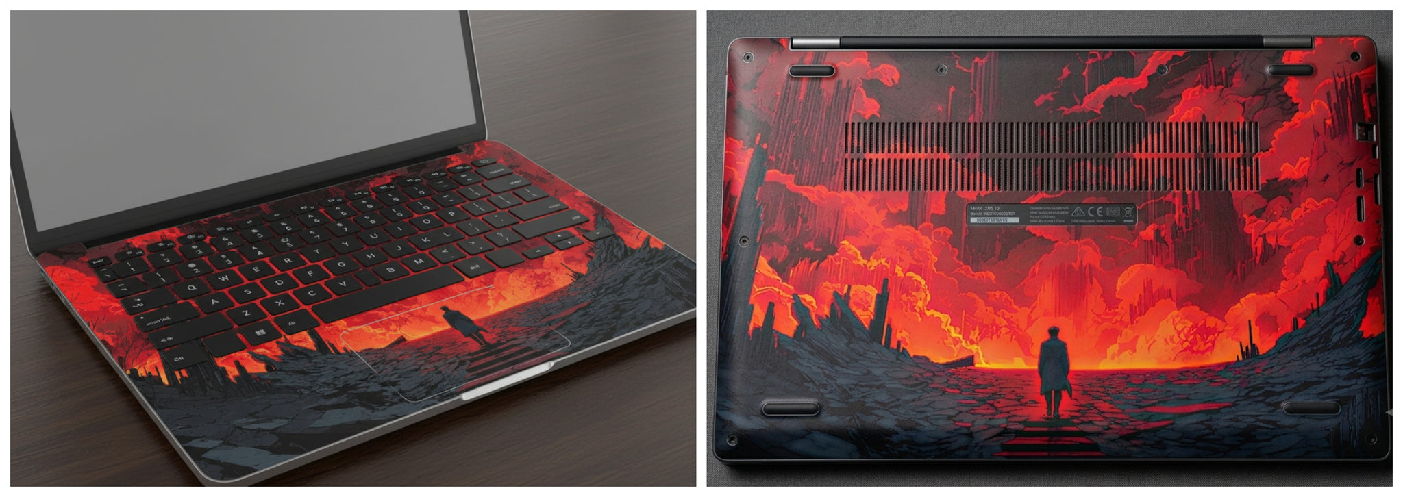 Dark fantasy landscape - Laptop Skin